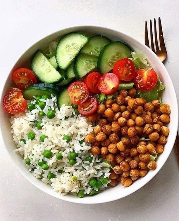 Delicious healthy meal plate